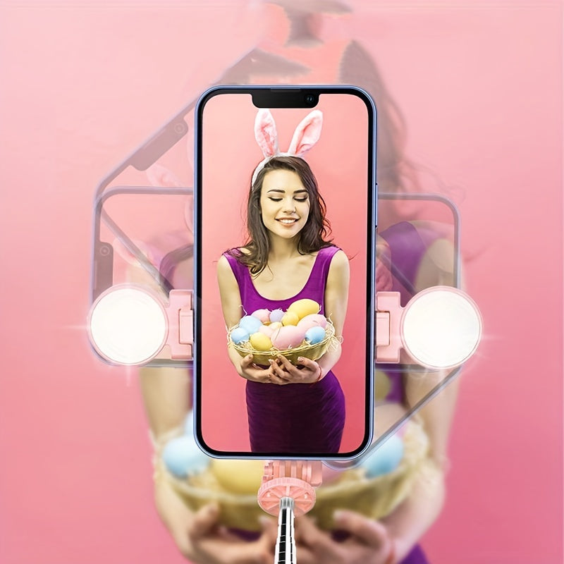 Selfie Stick Mobile Phone Holder Floor Standing Selfie Remote Control Beauty Fill Light Tripod