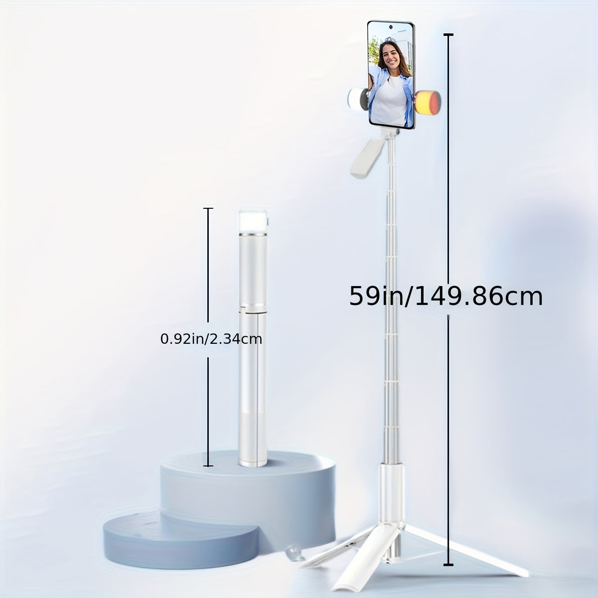 Selfie Stick Tripods With Remote Control Upgraded Tripod Stands With All Cell Phones