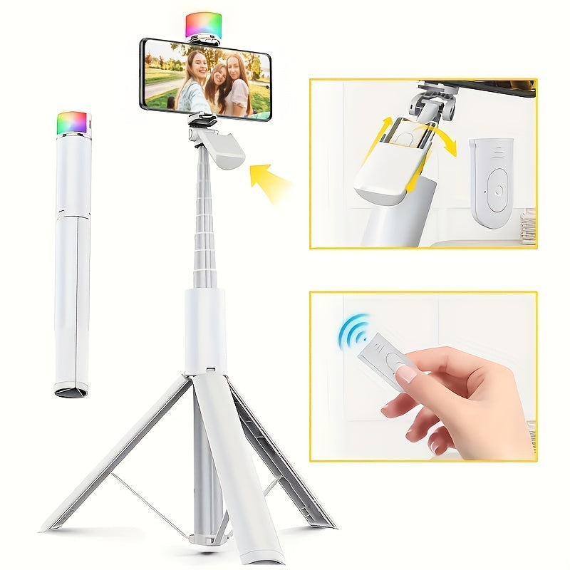 Selfie Stick Tripods With Remote Control Upgraded Tripod Stands With All Cell Phones