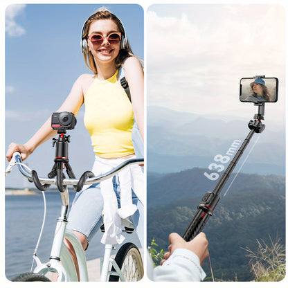 Portable Bendable Phone Tripod w/ Wireless Remote – Adjustable Stand