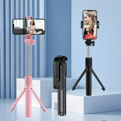 360° Rotating Selfie Stick Tripod with Anti-Shake - for Live Streaming & Stable Shots