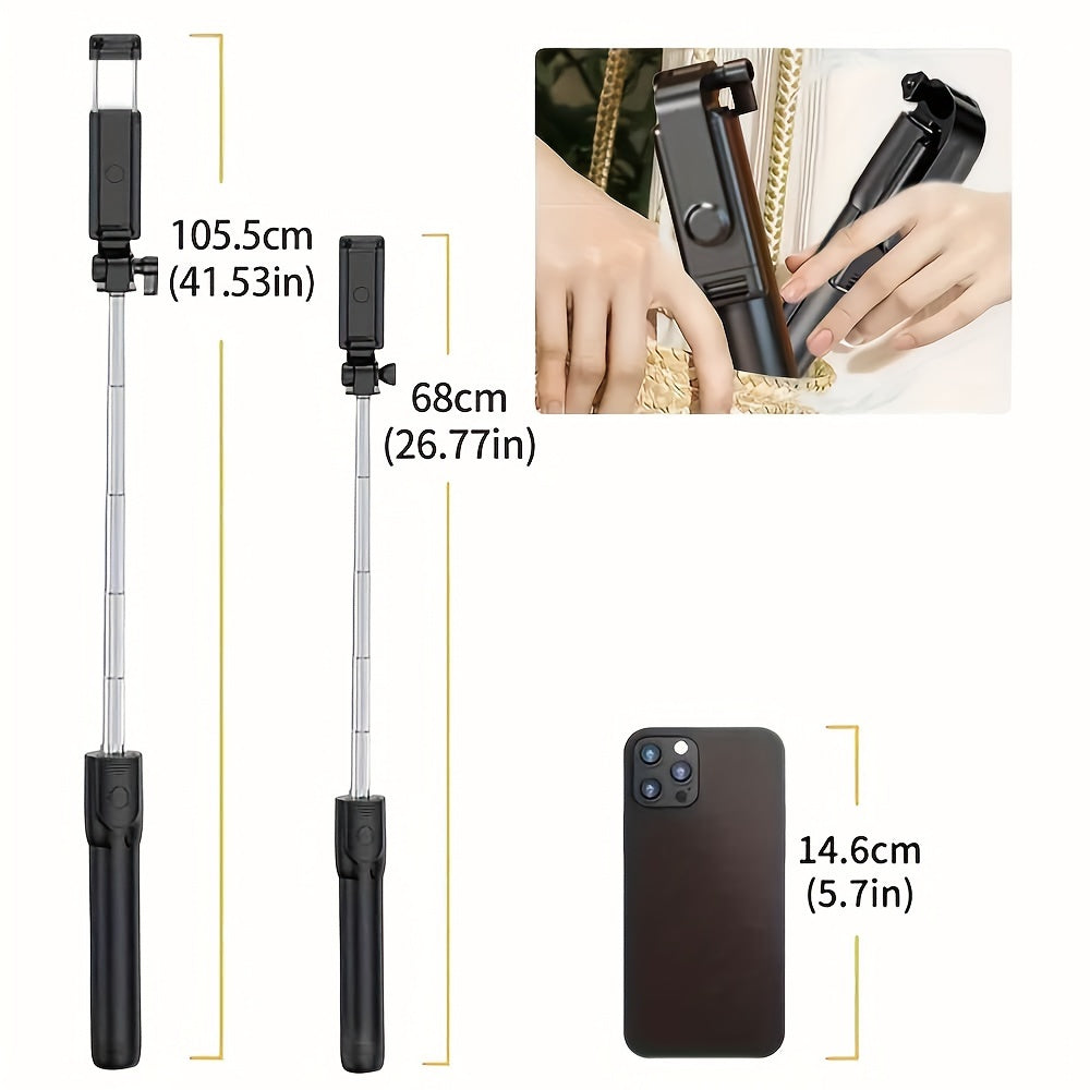 Selfie Stick Tripod With Remote Control - Suitable For iPhone And Samsung Smart Phones