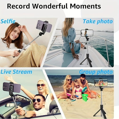 Mobile Phone Holder Live Broadcast Tripod, Special Artifact for 360 Degree Rotation Photo Wireless Remote Control Anti-shake Tripod