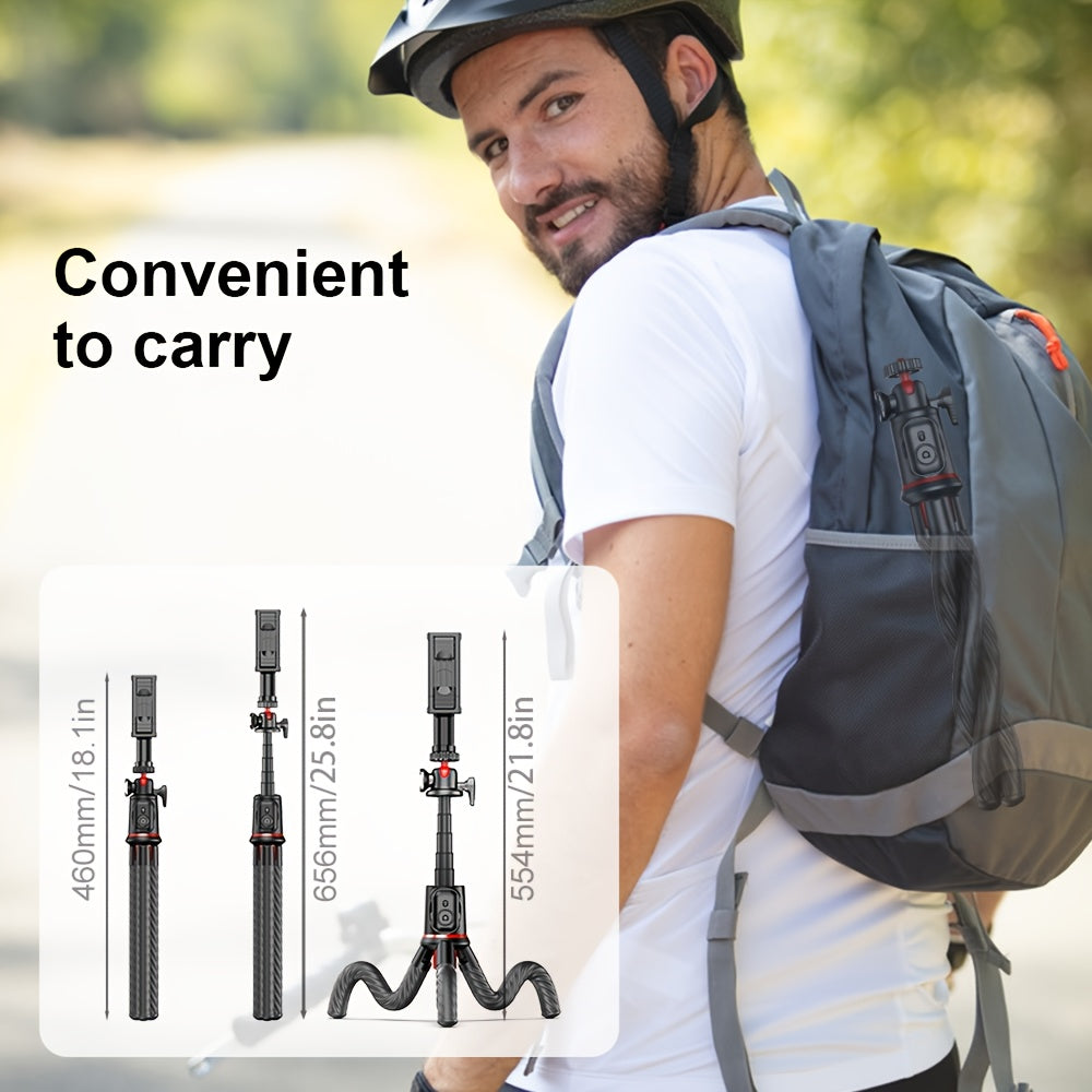 Portable Bendable Phone Tripod w/ Wireless Remote – Adjustable Stand