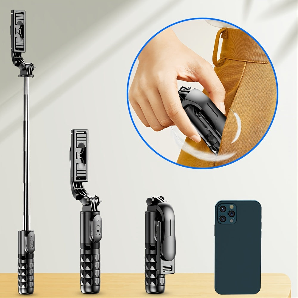 Portable Selfie Stick Tripod With Wireless Remote, 3 In 1 Extendable Selfie Stick