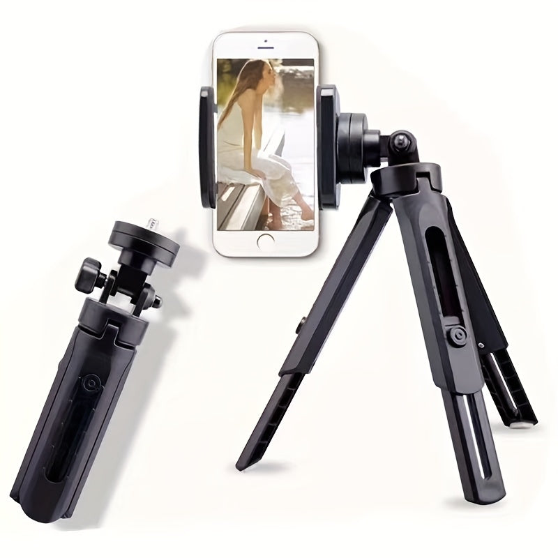 Telescopic Phone Tripod Stand for Live Streaming & Video - Adjustable Desktop Mount