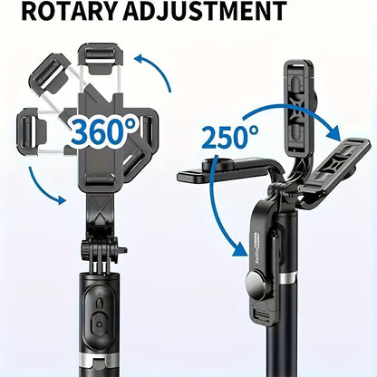 40'' Extendable Selfie Stick Tripod with Wireless Remote & 360° Rotation for Smartphones