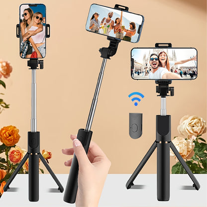 Selfie Stick Tripod With Remote Control - Suitable For iPhone And Samsung Smart Phones