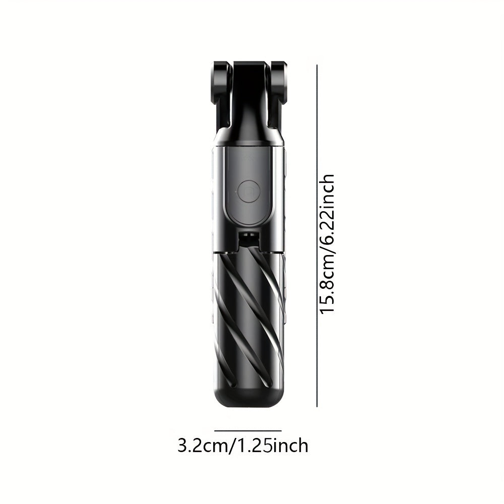 Mini Selfie Stick, Live Broadcast Tripod, Convenient Foldable Bracket, Lighter and Smaller with Wireless Remote Control, Anti-slip and Anti-shake Bracket