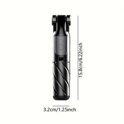 Mini Selfie Stick, Live Broadcast Tripod, Convenient Foldable Bracket, Lighter and Smaller with Wireless Remote Control, Anti-slip and Anti-shake Bracket
