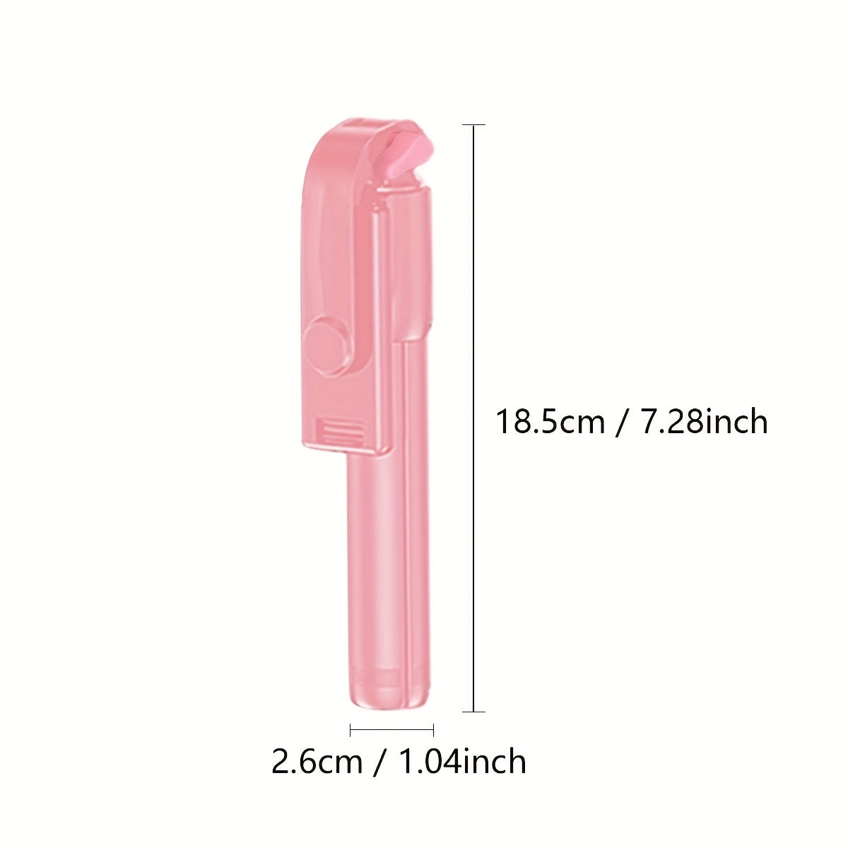 Selfie Stick with Wireless Remote Control Fill Light - Retractable 360° Rotating Tripod