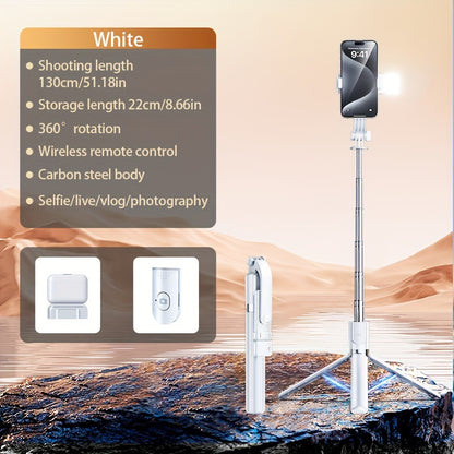 For iphone tripod, mobile phone selfie stick, for iphone tripod Stainless steel mobile phone tripod and wireless remote control