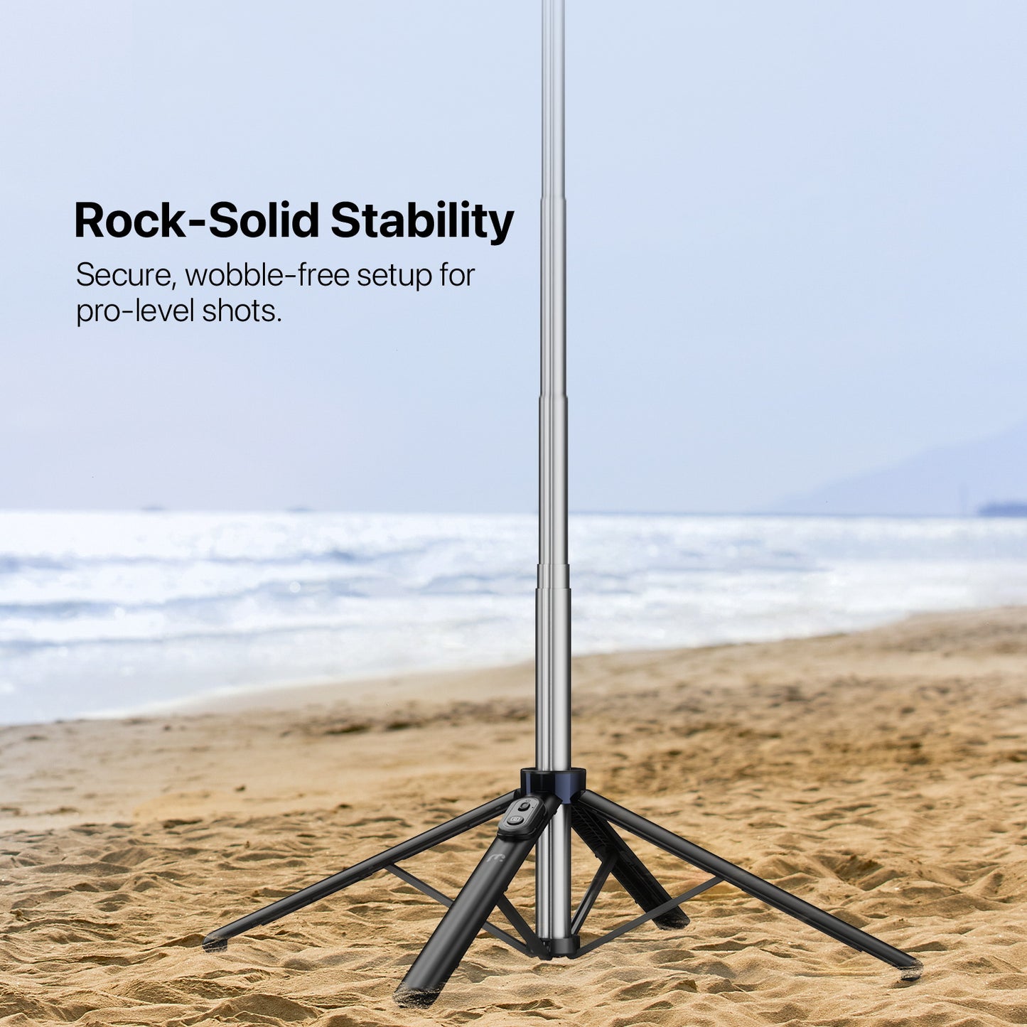 Selfie Stick LED Selfie Light with Stand, 8" LED Selfie Rectangular Light for Makeup / Live Stream, Dimmable LED Light with Tripod, Phone Holder & Wireless Remote Shutter