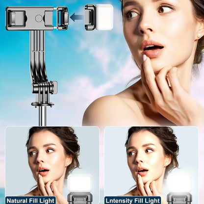 For iphone tripod, mobile phone selfie stick, for iphone tripod Stainless steel mobile phone tripod and wireless remote control