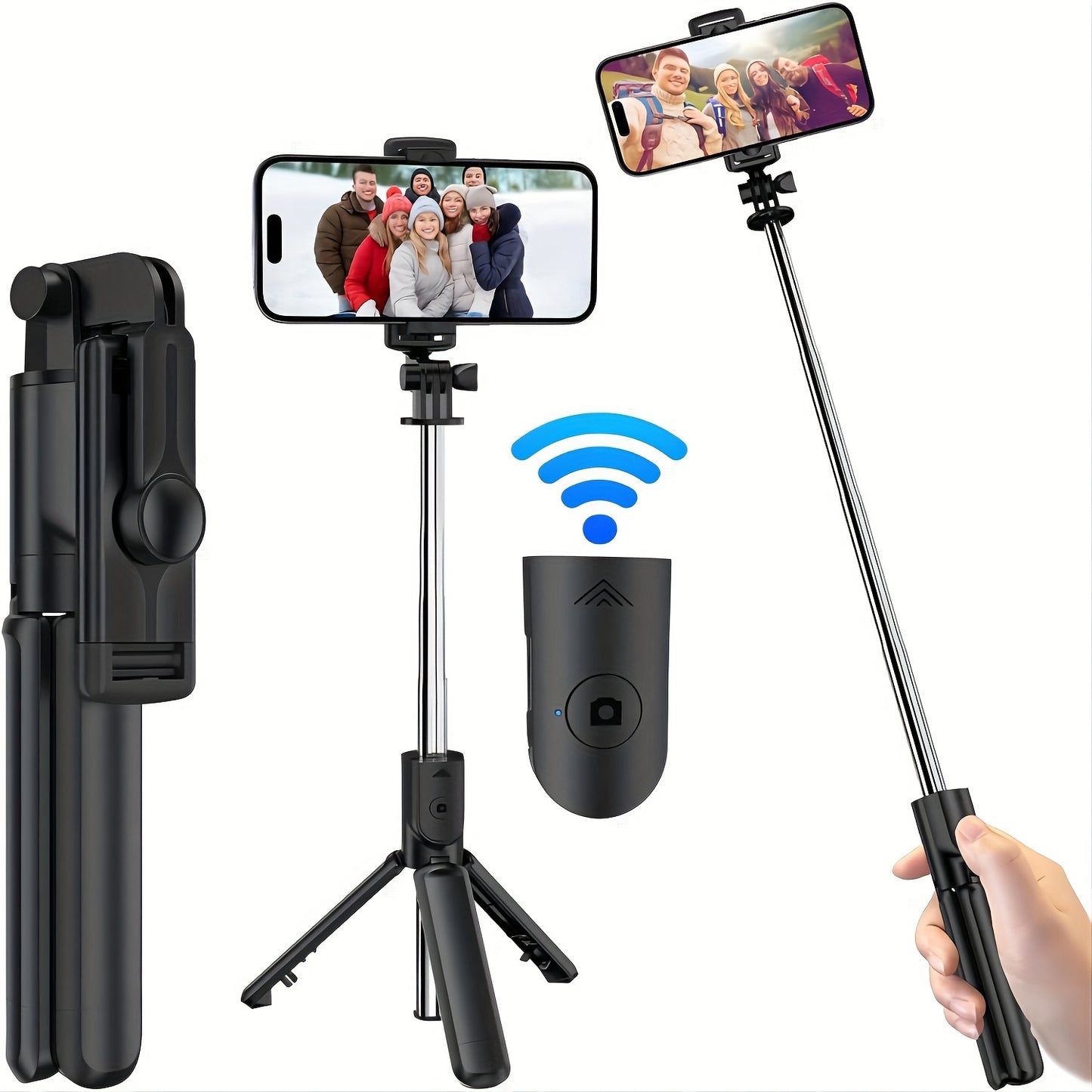 Mobile Phone Holder Live Broadcast Tripod, Special Artifact for 360 Degree Rotation Photo Wireless Remote Control Anti-shake Tripod