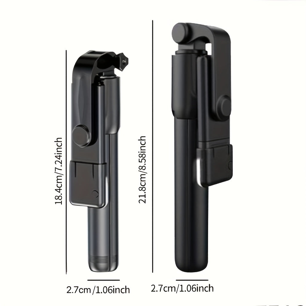 360° Rotating Selfie Stick Tripod w/ Wireless Remote – Extendable Phone Stand