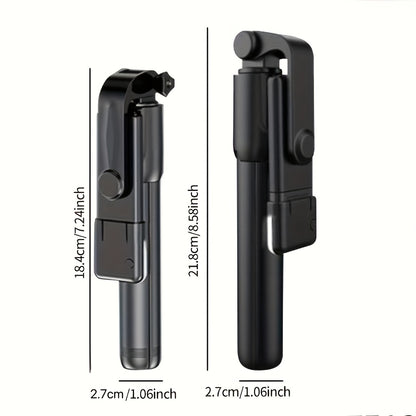 360° Rotating Selfie Stick Tripod w/ Wireless Remote – Extendable Phone Stand