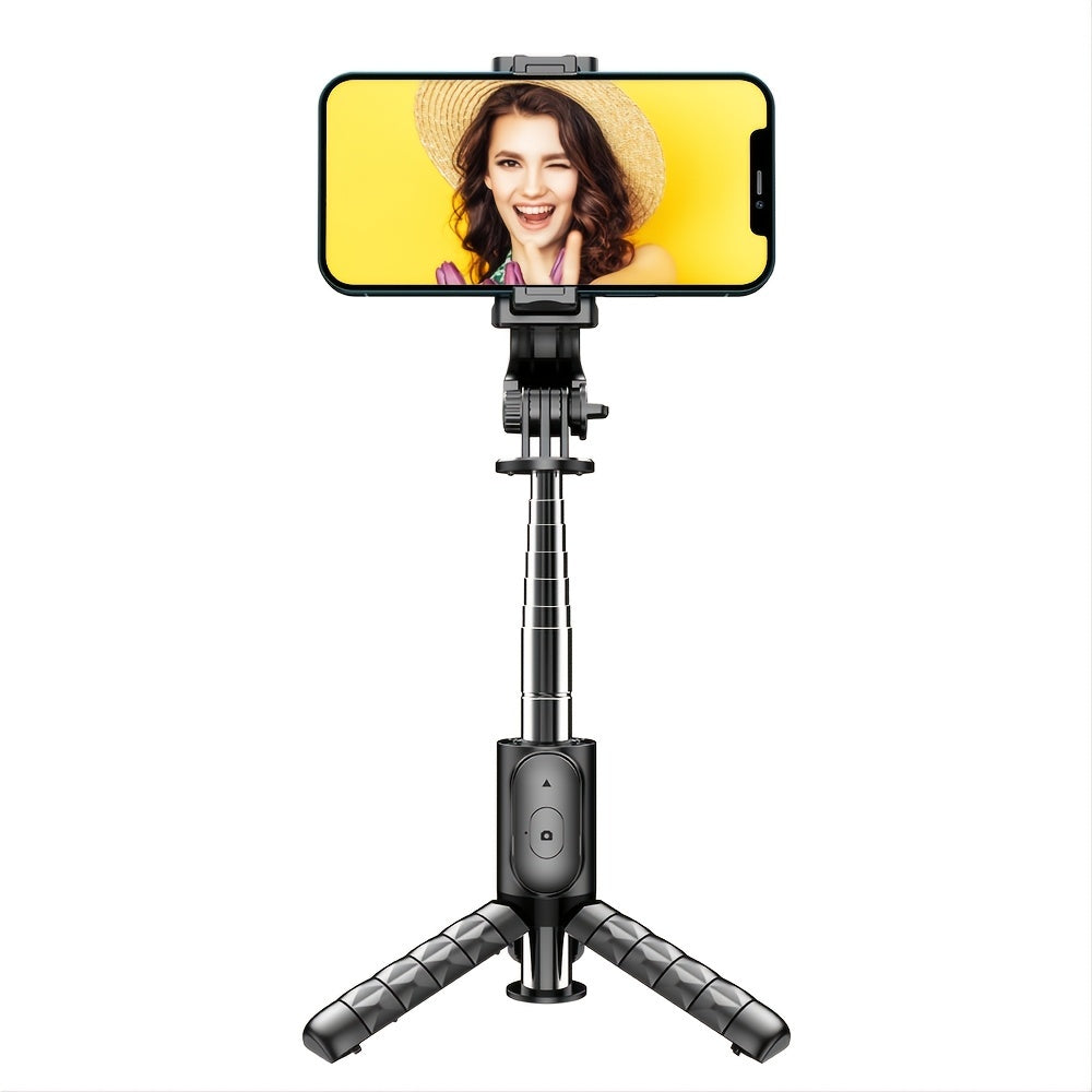Portable Selfie Stick Tripod With Wireless Remote, 3 In 1 Extendable Selfie Stick