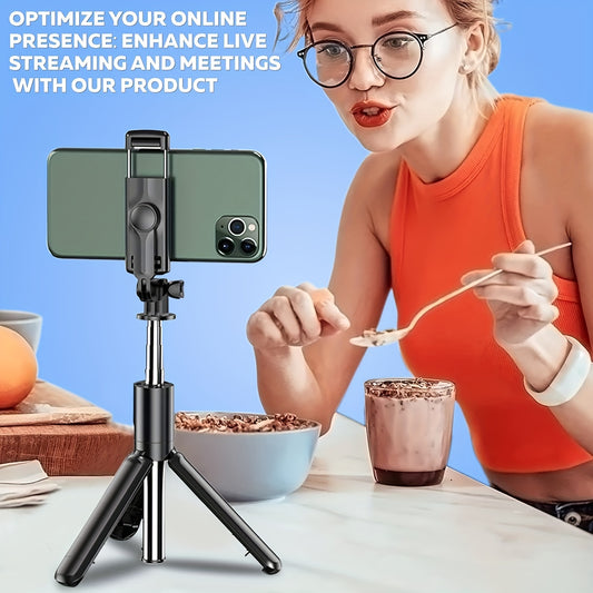 Mobile Phone Holder Live Broadcast Tripod, Special Artifact for 360 Degree Rotation Photo Wireless Remote Control Anti-shake Tripod