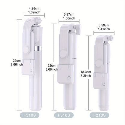 New Model Smartphone Selfie Stick Tripod for Live Streaming And Photography, Featuring a Retractable Design, 360-Degree Automatic Rotation, Portable Multifunctional Remote Control, Full-Body Support, And Beauty Enhancement Lighting.
