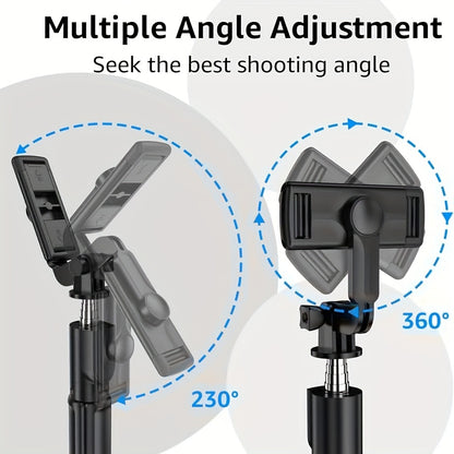 Mobile Phone Holder Live Broadcast Tripod, Special Artifact for 360 Degree Rotation Photo Wireless Remote Control Anti-shake Tripod