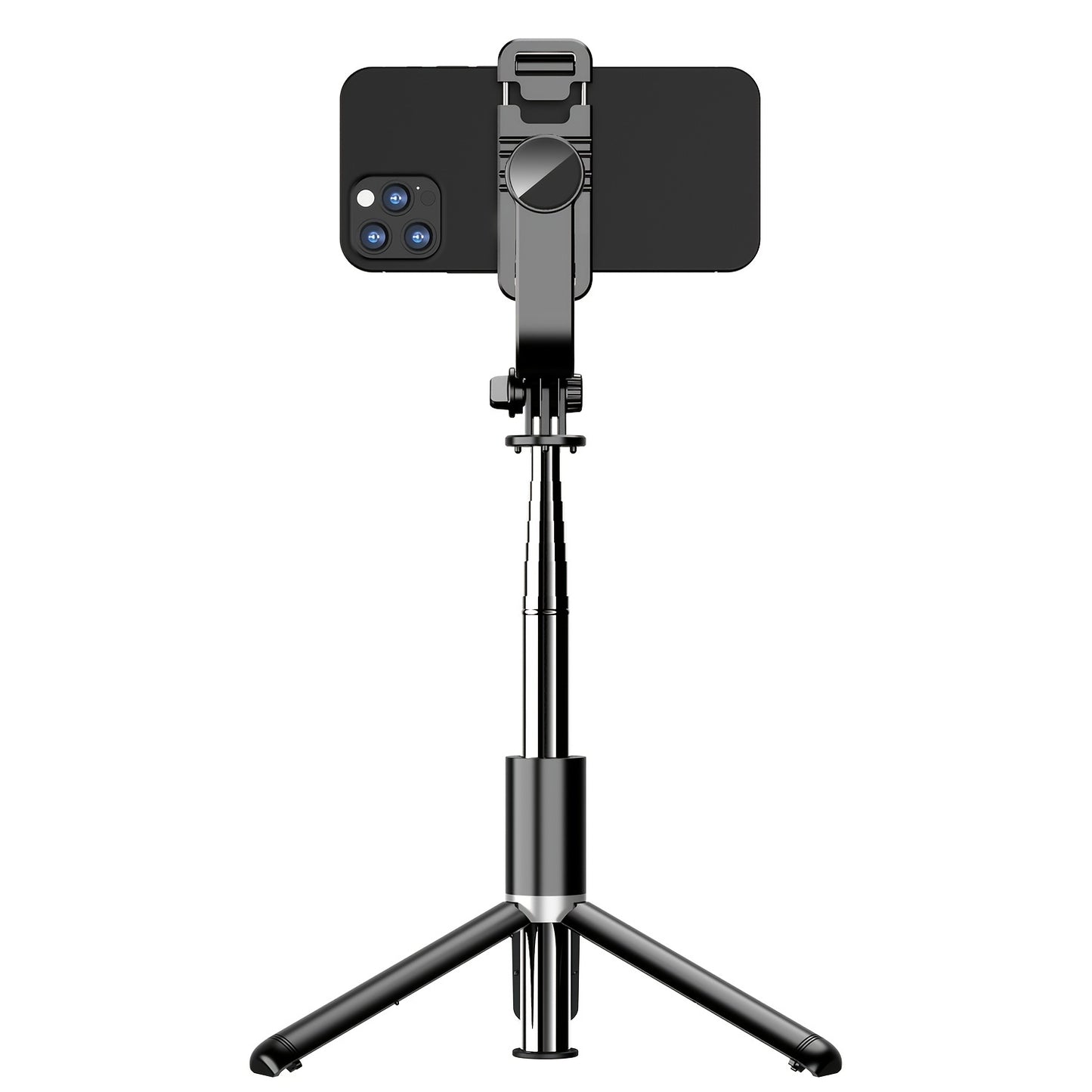 40" Extendable Smartphone Tripod Stand - 360° Rotation Cell Phone Selfie Stick with Wireless Remote for iPhone/Samsung/Android