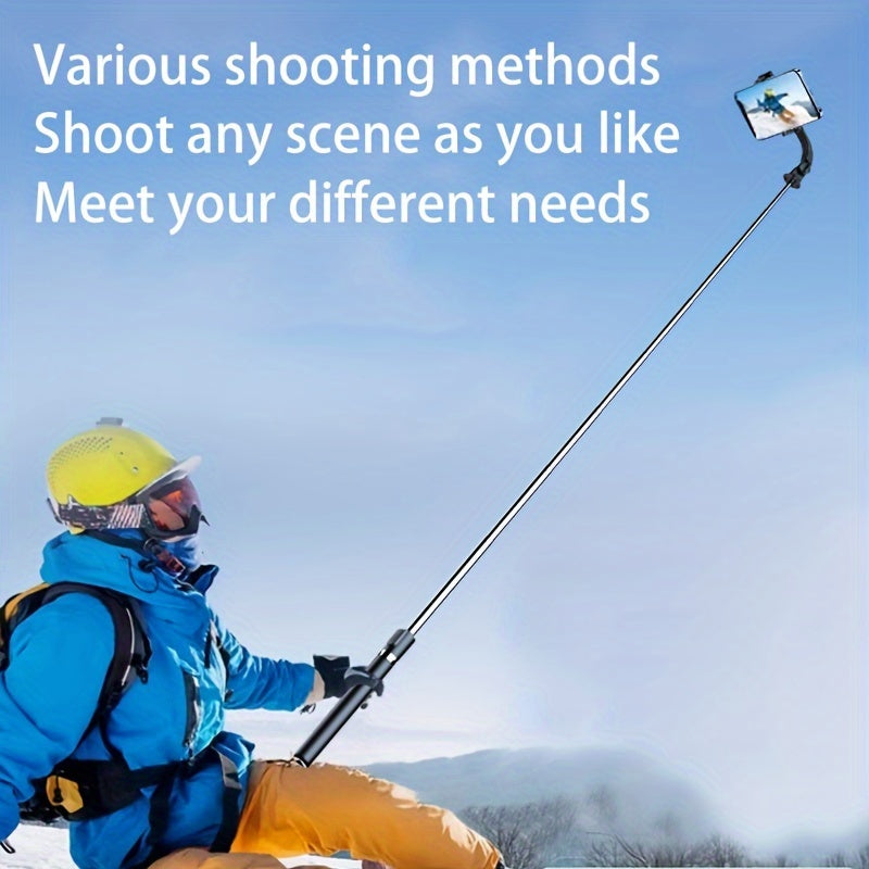 For iphone tripod, mobile phone selfie stick, for iphone tripod Stainless steel mobile phone tripod and wireless remote control