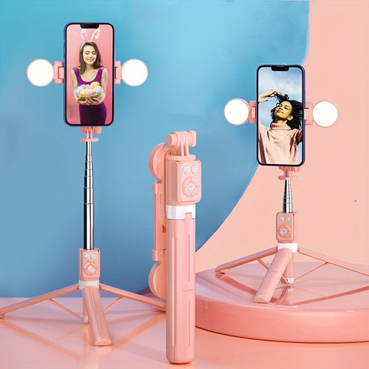 Selfie Stick Mobile Phone Holder Floor Standing Selfie Remote Control Beauty Fill Light Tripod